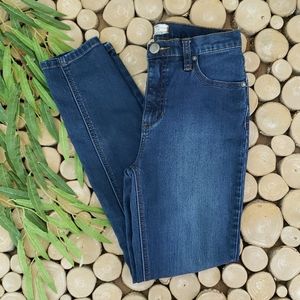 Free People High Rise Skinny Jeans